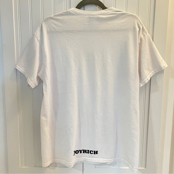 JOYRICH X Playboy Glitter Logo Tee in White - Picture 2 of 5